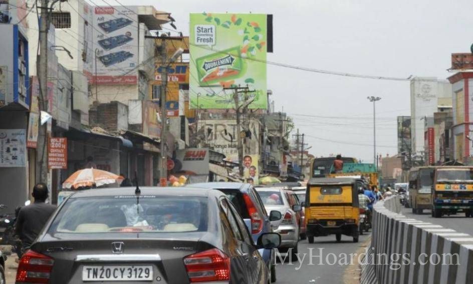 Hoardings at Poonamallee Bus Stand in Chennai, Best outdoor advertising company Chennai